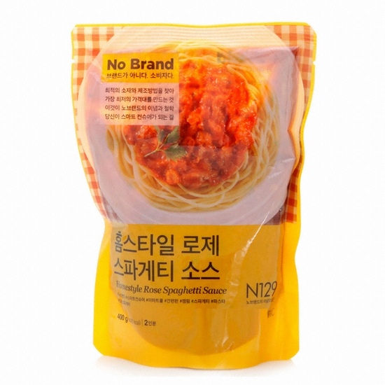 노브랜드 홈스타일 로제 스파게티 소스 400g (1개)_이미지