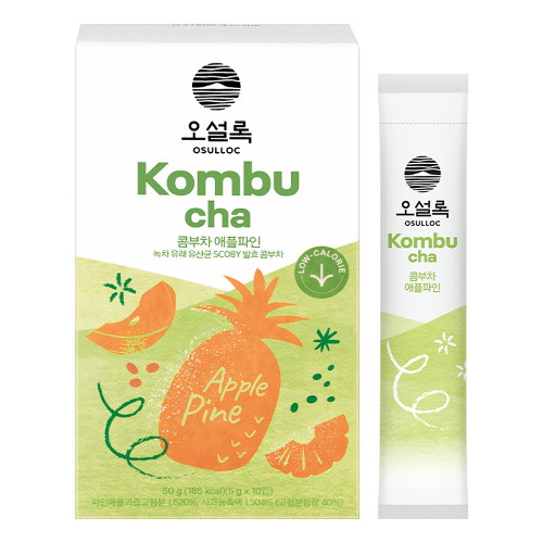 아모레퍼시픽 오설록 콤부차 애플파인 10T (5개)_이미지