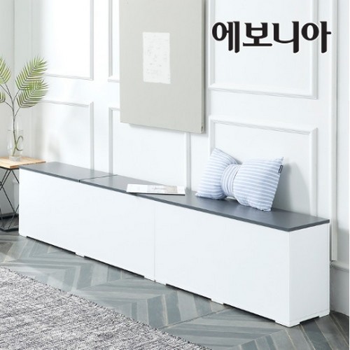 에보니아 슈슈 다용도 벤치 수납장 1200_이미지