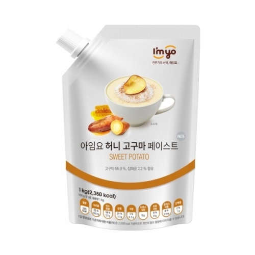 아임요 허니 고구마 페이스트 1kg [6개]