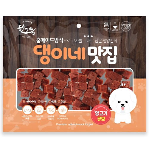 한그득 댕이네 맛집 양고기 큐브 300g이미지입니다. 누르면 해당 게시물로 새창이동합니다.