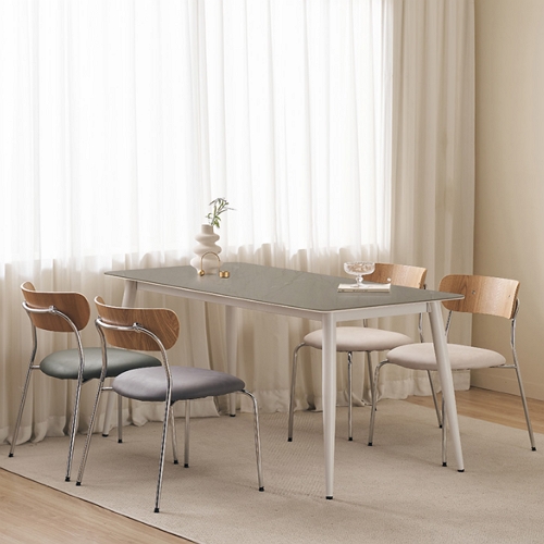 잉글랜더 바우 와이드 양면 통세라믹 식탁 1600 (의자4개)_이미지