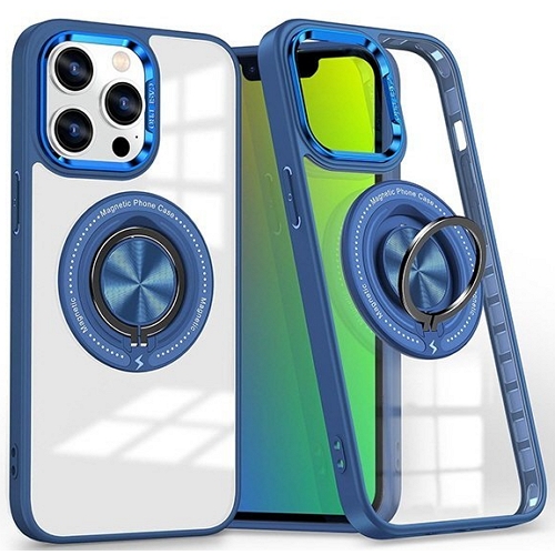 아이폰X/XS 맥세이프 핑거링 투명 하드 범퍼 케이스