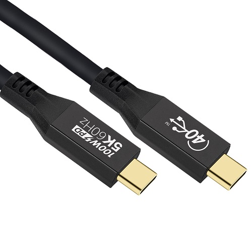 탑라인에이치디 솔탑 USB4 C to C타입 케이블 (SOLTOP-948, 0.5m)_이미지