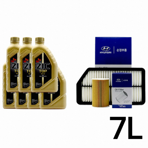 SK엔무브 지크 탑 5W30 + 순정필터 싼타페TM 디젤_이미지