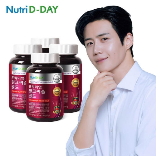 뉴트리디데이 프리미엄 밀크씨슬 골드 500mg 90정 (4개)