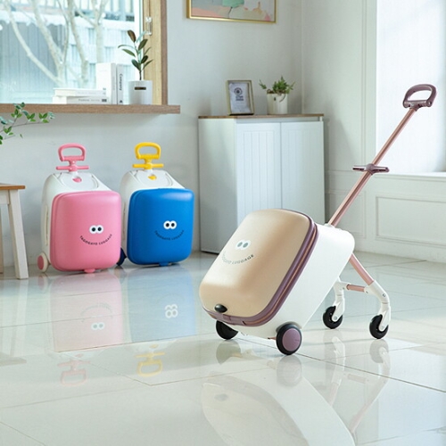 타고가요 (RIDE&GO) 탑승형 캐리어 (20인치) (스마일 모델)_이미지