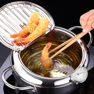 튀김냄비 인덕션 가능 IH 튀김기 스테인리스 20cm 2.2L