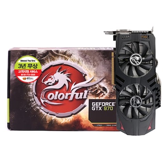 COLORFUL 지포스 <b>GTX970</b> REVENGE OC D5 4GB