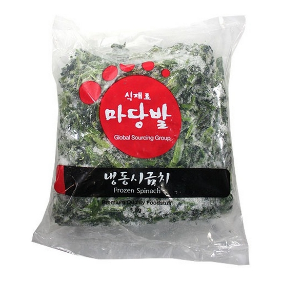 청학에프엔씨 냉동 시금치 1kg (10개)_이미지