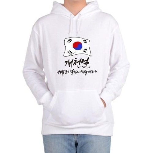 BZJL77U0_4C기모후드티 개천절 홍익인간 신화 삼일절