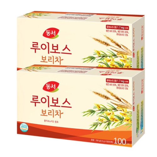 동서식품 루이보스 보리차 100티백 (5개)