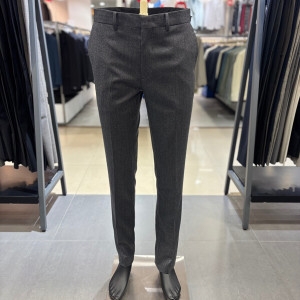 레노마 F/W 추동 헤링본 그레이 모 100% 정장 팬츠PCMSP27_BP