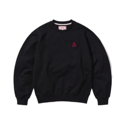 에이카화이트 AECA CLOVER SWEAT SHIRTS 스웨트셔츠-블랙 167758 M_이미지