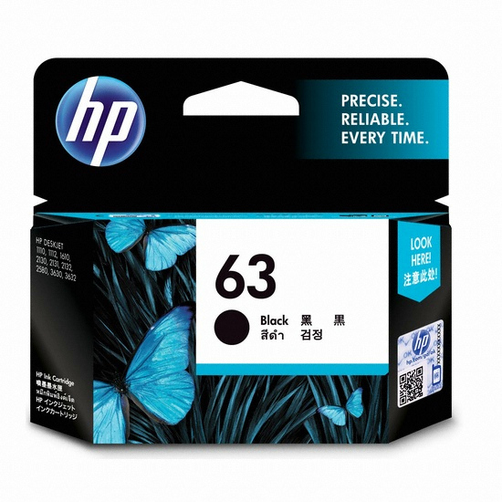 HP 정품 63 (F6U62AA) 검정_이미지