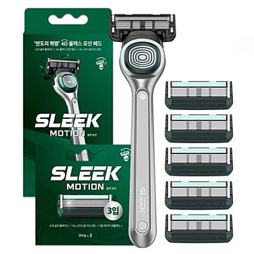 도루코 슬릭 모션 + 면도날 (면도기1개+날5개)_이미지