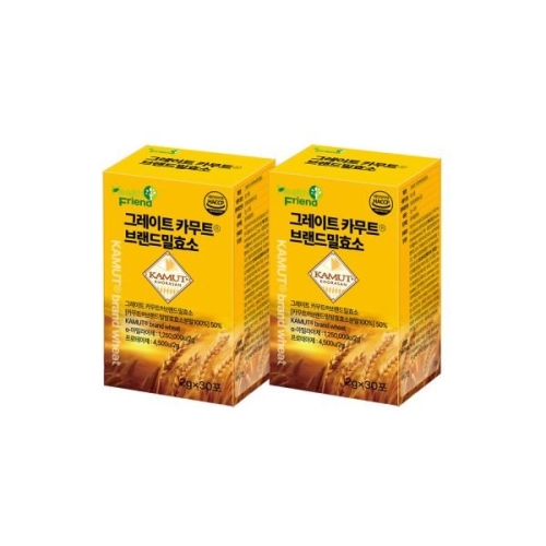 헬스프렌드 그레이트 카무트 브랜드밀 효소 30포 (2개)