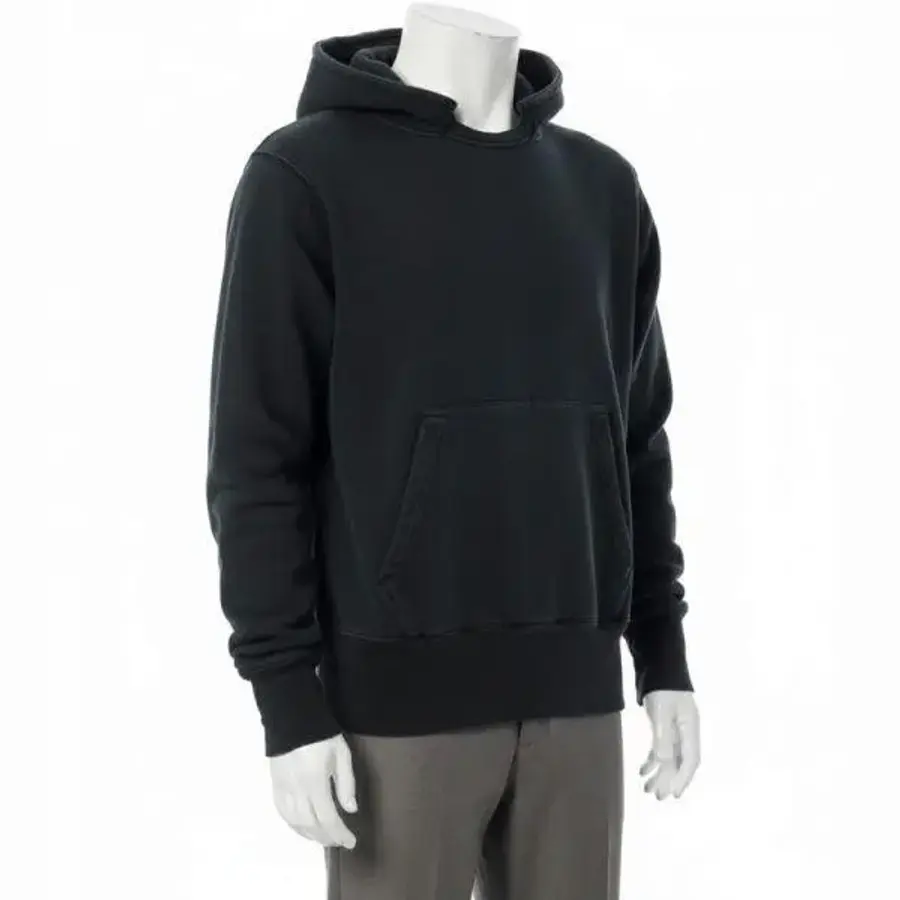 피그먼트 Our Legacy 렐릭 후드티 블랙 헤비 플리스 M2256RPB