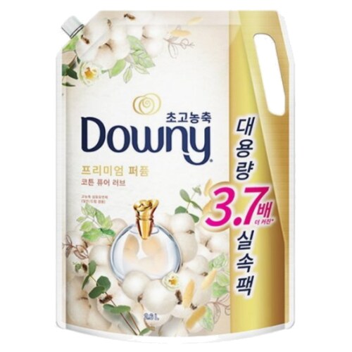 다우니 향수 컬렉션 코튼 퓨어 러브 리필 2.6L (1개)_이미지