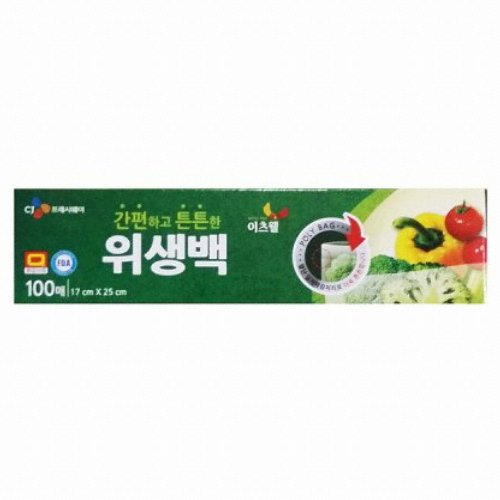 CJ프레시웨이 이츠웰 위생백 17x25cm 100매[50개(5,000매)]