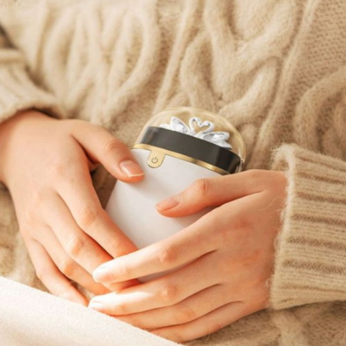 웜플렛 핸드워머 목걸이형 5000mAh 화이트