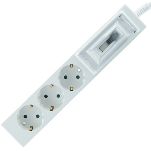 다조아 3구 16A 배선차단 고용량 멀티탭