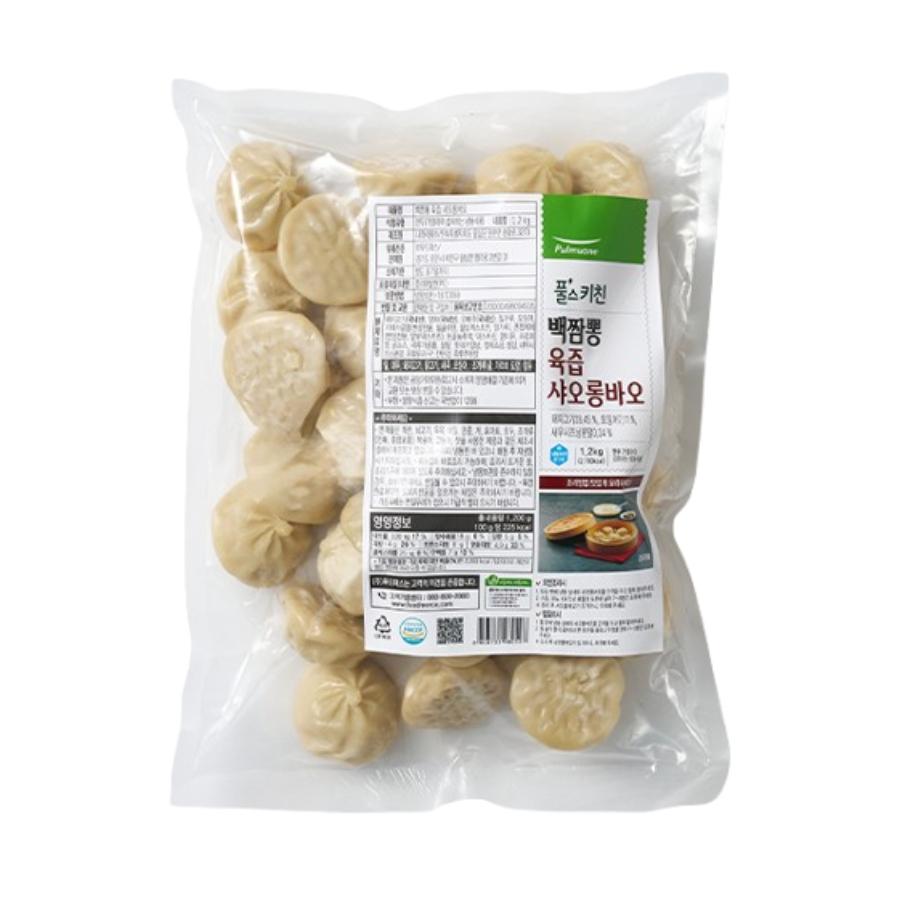 풀무원푸드머스 풀스키친 백짬뽕 육즙 샤오롱바오 1.2kg (1개)