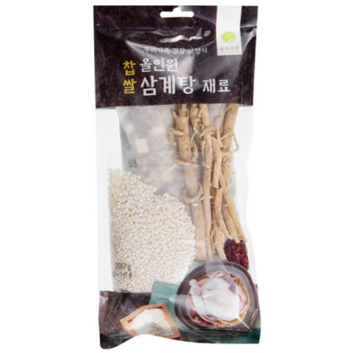 올인원 찹쌀 삼계탕 재료 200g