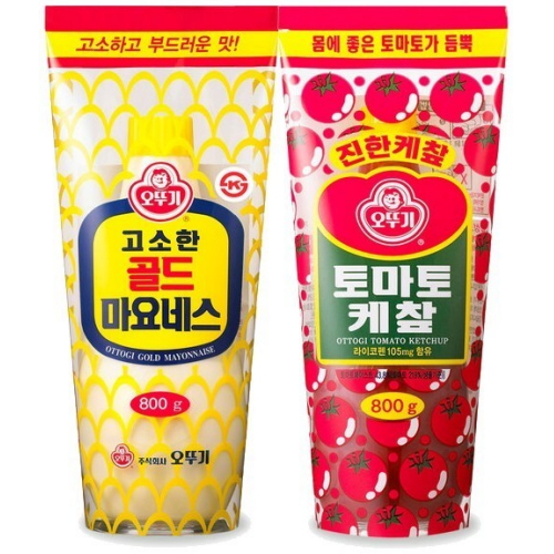 오뚜기 토마토 케찹 800g + 고소한 골드 마요네스 800g (1개)_이미지