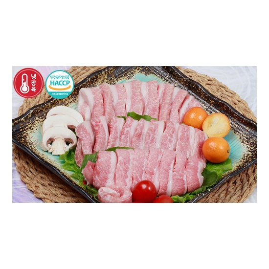 해밀농장 함초를 먹여 키운 한돈 항정살 1kg (1개)_이미지