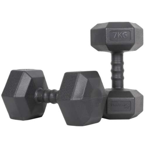 코리아스포츠 아이워너 맨즈 육각아령 세트 (7kg, 2개)_이미지
