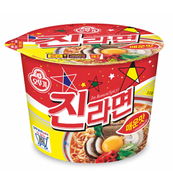 오뚜기 진라면 매운맛 큰컵 110g (2개)_이미지
