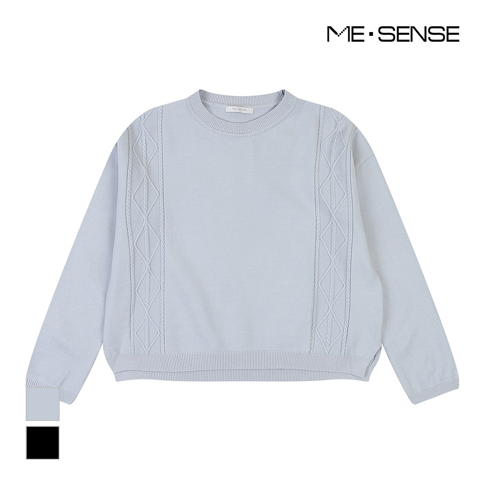 미센스 라운드넥루즈핏풀오버 MB2ZKNM608Z_이미지