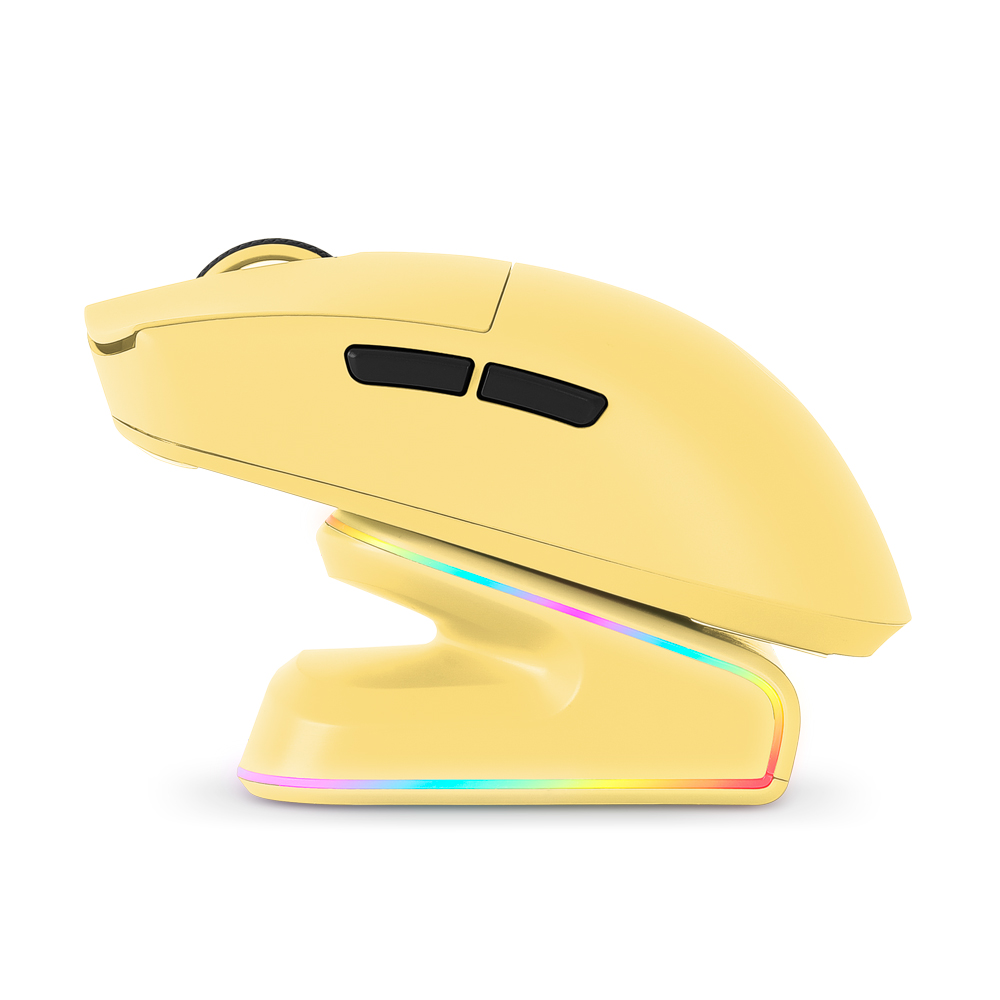 지클릭커 슈퍼히어로 OP99 MASTER 르캄프 유무선 (옐로우 퍼포만테)_이미지