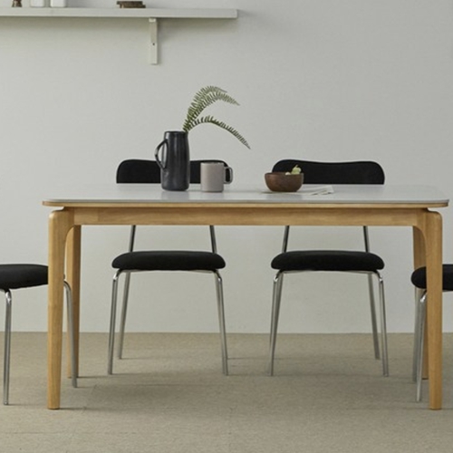 파로마 리샤르 세라믹 원목 식탁 1400