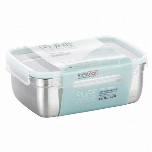 스텐락 퓨어 직사각 8호 2600ml (2개)_이미지