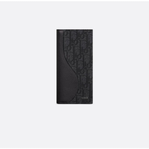 크리스찬디올 국내 Saddle Oblique 오블리크 버티컬 장지갑 2ADBC330YKS_H03E