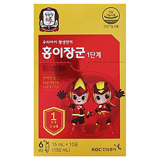 정관장 홍이장군 1단계 15ml 10포