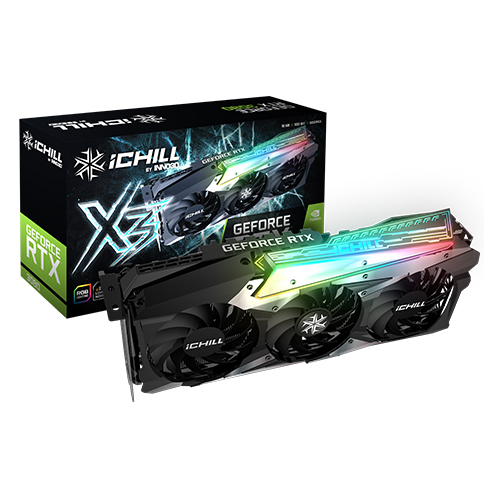 INNO3D iChiLL 지포스 RTX 3080 D6X 12GB X3 LHR