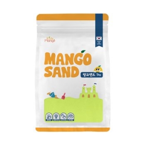 디웨이브 키즈망고 망고샌드 모래놀이 옐로우 1kg_이미지