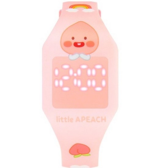 카카오프렌즈 LED 디지털 손목시계 (어피치)_이미지