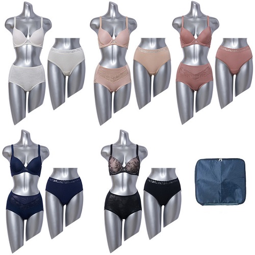 라벨레아 4차 빅사이즈 보정 브라팬티 세트 16종 (5세트)_이미지