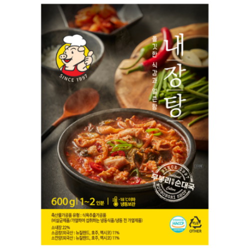 한산에프앤지 무봉리 내장탕 600g (3개)_이미지