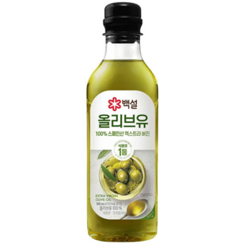 백설 올리브유 500ml (1개)_이미지