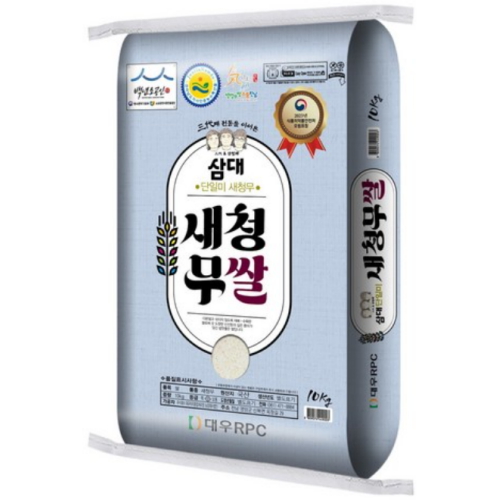 (주)대우미곡RPC 2025 햅쌀 삼대 새청무쌀 10kg (1개)_이미지
