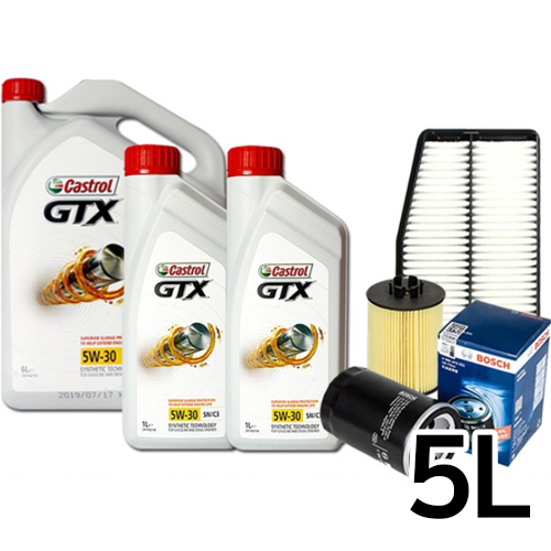 캐스트롤 GTX 5W30 + 보쉬필터 말리부 가솔린