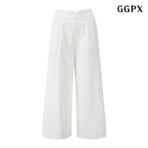 GGPX 여성 포켓 와이드 롱 팬츠 GOBTA011D