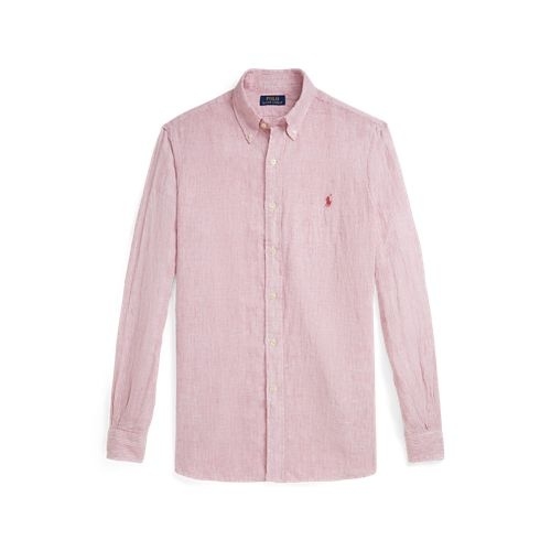 폴로 남성 클래식핏 스트라이프 리넨 셔츠_MNPOWOV16824411600_이미지