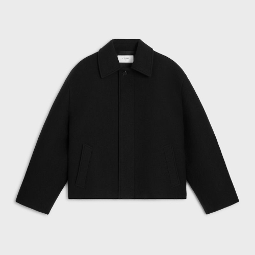 셀린느 남자 자켓 더블 FACE 울 FELT 블랙 RM08G1227 38NO_이미지