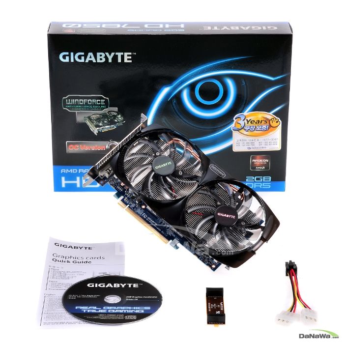 GIGABYTE 라데온 HD 7850 UD2 OC D5 2GB WINDFORCE 2X_이미지